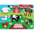 thumbnail image 2 of Melissa & Doug World of Animals Wooden Peg Puzzles Set - Pets, Farm, and Safari, 2 of 4