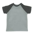 thumbnail image 2 of 1/6 Men Short Sleeve T Shirt Handmade Doll Clothes for 12" Dress up Figures Gray, 2 of 8
