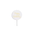 thumbnail image 1 of Monstrate DIY Cake Tool Cupcake Topper autoensamblaje precioso cumpleaños tablero ligero tortas tarjeta líneas claras para boda Herramientas y accesorios para hornear Redondo/Oro Blanco Monstrate HA067446-05, 1 of 6
