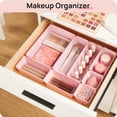 thumbnail image 3 of Vtopmart 25 Pack Plastic Drawer Organizers Pink, 3 of 7