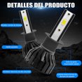 thumbnail image 2 of Z5 High Performance LED Work Light Headlight Bulb 300% Brighter 6000K Cool White 12V LED Bulbs Pack Of 2, 2 of 9