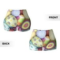 thumbnail image 5 of Vsdgher Colorful Easter Eggs print Workout Shorts for Women Seamless Soft Smooth Gym Yoga Scrunch Active Exercise Fitness Shorts, 5 of 8
