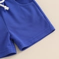 thumbnail image 5 of 4th of July Toddler Baby Boys Outfits Contrast Color American Flag Short Sleeve T-Shirts Tops and Shorts Set Fourth Of July Clothes, 5 of 7