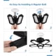 thumbnail image 5 of Luz Led Garaje 120w 10000lm E27 6500k Regulable 5 Paneles Deformables WD.WDQZL Hogar, 5 of 5