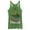 Envy Green, variant on Women's Lost Gods Desert Landscape  Racerback Tank Top Black Heather Large