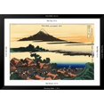 thumbnail image 5 of Art.com Katsushika Hokusai Dawn at Isawa in the Kai Province Art Print by Katsushika Hokusai, Black Frame Wall Art, 44" x 32", 5 of 5