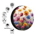 thumbnail image 4 of Balery Colorful Wildflower Meadow Cubiertas para Neumáticos - Protector Resistente para Neumáticos de Camioneta, SUV, Remolque, Camper y RV-14 inch, 4 of 6