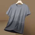thumbnail image 2 of Xunlbb Men's T-shirt Summer Fashionable Breathable Sports Tees Casual Drying Thin Short Sleeve Round-Neck Shirts Summer Beach Vacation Party Daily Wear Plus Size M-5XL, 2 of 9
