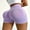 Lilac, variant on OVESPORT Women's Single/4-piece Sports Shorts, Fitness Motorcycle Yoga Seamless High Waisted And Hip Lifting Shorts