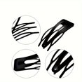 thumbnail image 5 of 24 Piezas Pinzas para el Cabello de Doble Agarre Pinzas para el Cabello de Metal Pasadores para el Cabello para Mujer para Hacer Cabello, Suministros de Salón (Negro), 5 of 5