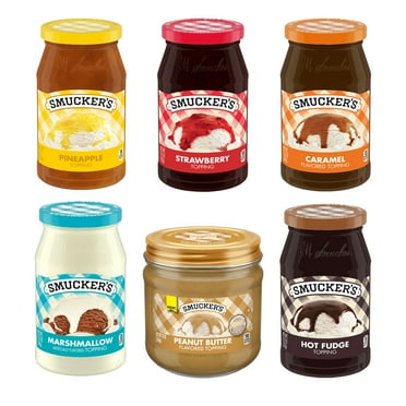(6 Pack) Smucker's Ice Cream Topping Variety Pack