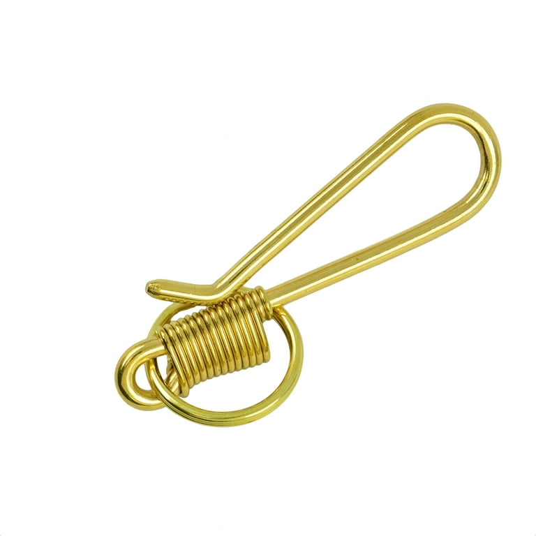 Gazechimp Snap Lobster Clasp Hook Bag Key Keychain Holder 8.8 x 2.5cm, Women's, Size: As described, Gold