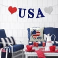 thumbnail image 4 of Dmlowu 4th of July Decorations Pillow Covers Soft Patriotic Throw Pillow Covers for Independence Day, Warm Couch Pillow Covers for Living Room Bed Sofa, 4 of 4