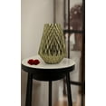 thumbnail image 5 of Shataj Decorative Aluminum Diamond Textured Vase in gold finish, 5 of 6