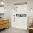 thumbnail image 2 of Transolid Ewk603272 Expressions 60" W X 32" D X 72" H Three Panel Shower Wall Kit - Bianca, 2 of 7