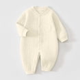 thumbnail image 2 of Bxsruta Baby Bodysuit Cotton One-Piece Romper Long Sleeve and Play Outfit, 2 of 5