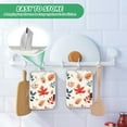 thumbnail image 4 of Yayeee Pot Holders Kitchen Heat Resistant with Pocket 7"x9.8" Cotton Oven Cooking Hot Pads, Hand Drawn Autumn Leaves, 4 of 7