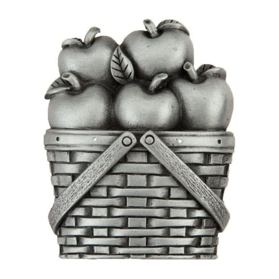 Acorn Manufacturing DQAPP Artisan Collection Apple Basket Knob, Antique Pewter