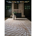 thumbnail image 2 of RUMAISA RUGS Aesthetic Area Rugs, Red Stripes Wool & Silk Carpet Carpet for Living Room, Indoor Area Rug, Non Slip, Rug for Bedroom Dining Room (Size: 2' 3" X 10' ft), 2 of 4