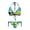 Bahamas Flag with Butterfly Print, variant on Vintage American Flag & Bass Fish Halter Bikini Set - Sexy Two Piece Triangle Swimsuit for Beach Vacation & Pool Party