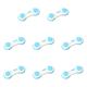 thumbnail image 1 of Cerradura Antipellizco para Gabinete Fácil Instalar Seguridad RBaby () Azul 1 Ud., 1 of 6