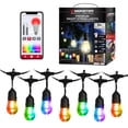 thumbnail image 1 of Monster Smart 7,3 m Luces de guirnalda exteriores RGB+WW con 12 bombillas, 1 of 8