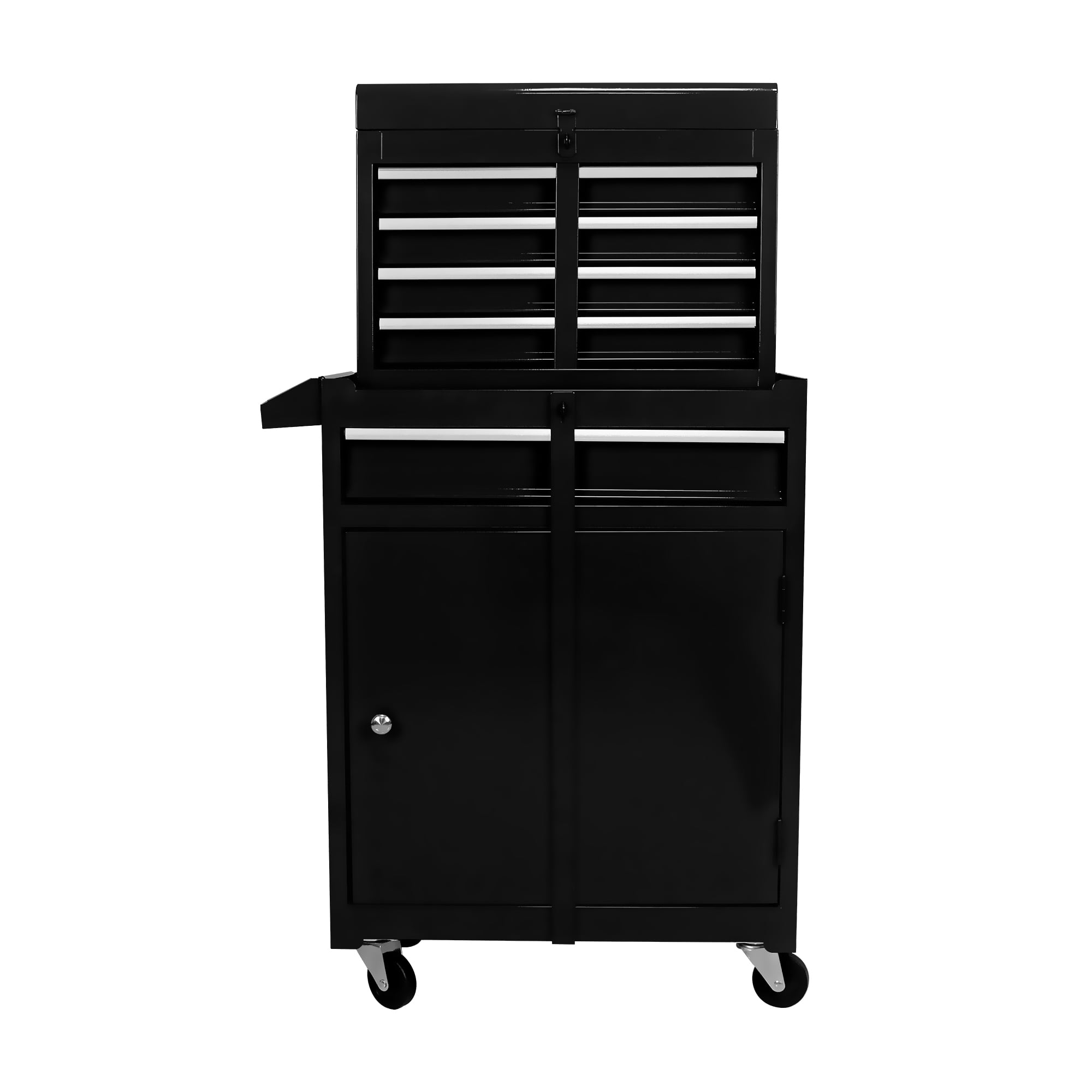 Rolling Tool Chest, 5-Drawer Tool Box Organizer Sliding Drawers Detachable Top & Adjustable Shelf