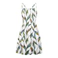 thumbnail image 4 of Vestido de tirantes sin mangas con estampado de moda de verano para mujer Pompotops ghjkhdj5706, 4 of 6