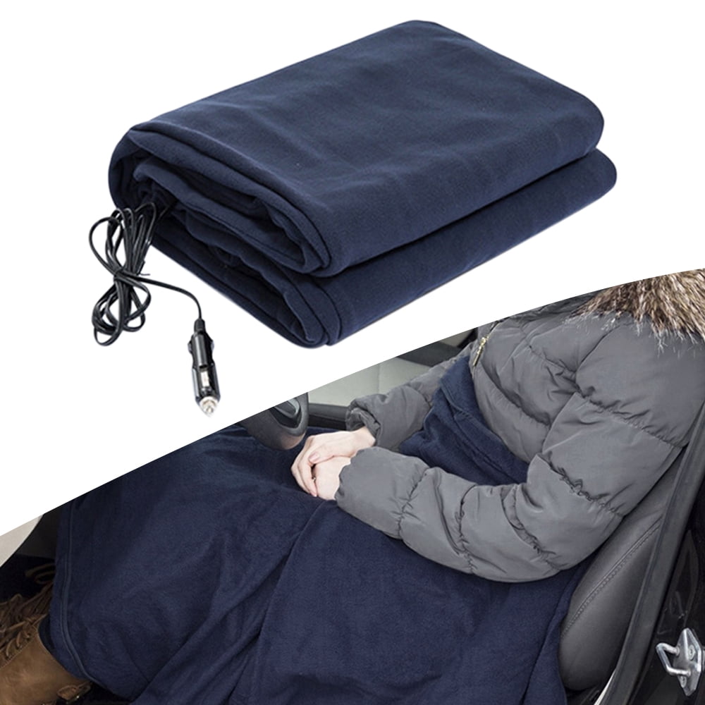 LEERUI 12V Car Electric Heated Blanket Cotton for Car RV Great for Cold