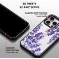 thumbnail image 4 of Case for iPhone 16 Pro, [10ft 4X Military-Grade Drop Protection] Durable & Shockproof Phone Case Cover Design for iPhone 16 Pro - Lavender - Clear Black, 4 of 6