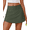 Army Green, variant on Tennis Skirts for Women V-Waisted Athletic Skort Quick Dry Golf Skirts with 2 Pockets Shorts