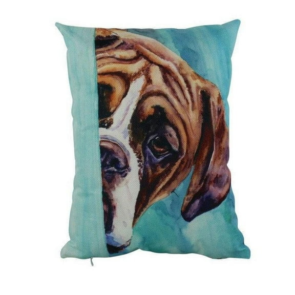 Dog | Boxer Watercolor | Pillow Cover | Dogs | Home Decor | Custom Dog Pillow | Boxer | Dog Lover Gift | Dog Mom Gift | Pillows