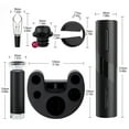 thumbnail image 2 of AIKARO Electric Wine Bottle Opener Automatic Electronic Corkscrew, Rechargeable (Set with Base), 2 of 7
