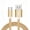 gold, variant on Nylon Braided Charging Cable, USB-C Fast Charge Data Cable