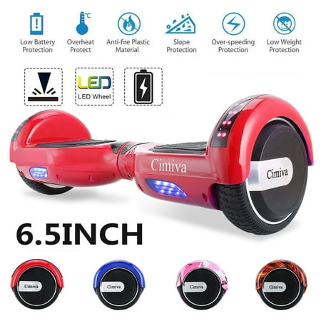 6.5 inch Self Balance Scooter 2 Wheels Self-Balancing Hoverboard UL Certified w/ LED light