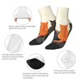 thumbnail image 5 of Naloa Four Cats Watching Rain Ankle Socks for Women Non Slip Socks No Show Socks Classic Low Cut Casual Socks Casual Socks, 5 of 7