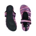 thumbnail image 2 of Nufoot Futsole Sporty Stripe Ballerina Slipper Shoes (Women's), 2 of 4