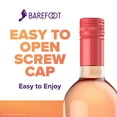 thumbnail image 5 of Barefoot Fruitscato Peach Moscato Rose Wine, 750mL Bottle, 7.5% ABV, 5 of 6