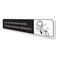 thumbnail image 4 of Swear Words Novelty Sign, Metal Wall Decor - 4x18 inches, 4 of 4