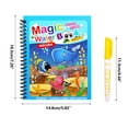 VALSEEL Childrens Magical Water Painting Book Repeatedly Graffiti Clear Water Coloring