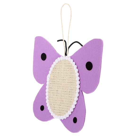 Homoyoyo Violet Felt Butterfly Cat Scratcher Toy Indoor 1 Piece