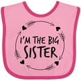 thumbnail image 3 of Inktastic I'm the Sister Girls Baby Bib, 3 of 4