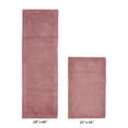 thumbnail image 2 of Better Trends 2 Piece Premium Bathroom Rug Set 100% Cotton Soft Tufted Reversible Bath Rug Water absorbent Bath Mat Ideal for Bathroom Shower and Tub Use, Edge Collection Pink (21" x 34" | 20" x 60"), 2 of 5