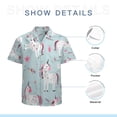 thumbnail image 7 of High Quality Hawaiian Shirts for Men Short Sleeve Aloha Beach Shirt Floral Summer Casual Button Down Shirts Blouses 9WUC7N, 7 of 7