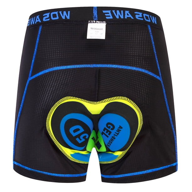 TFixol Hombres Ciclismo Ropa Interior Pantalones Cortos Ligero Transpirable Gel Acolchado MTB Ciclismo