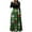 Green A, variant on IROINNID Christmas Ugly Dresses for Women Long Sleeve Crewneck Cocktail Dress Xmas Party Santa Print Maxi A-Line Dress,Red