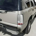 thumbnail image 2 of LED Tail Lights Rear Brake Lamp In Chrome Housing Clear Lens Made For And Compatible With 2000 - 2006 GMC Denali Yukon Chevrolet Chevy Suburban Tahoe, 2 of 7