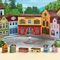 thumbnail image 6 of DIY Dollhouse Set With LED Lighting ,Miniature Wooden Town House with Furnitures ,Handmade Assembly Doll House Model Building Set Creative Gift Toys, 6 of 16