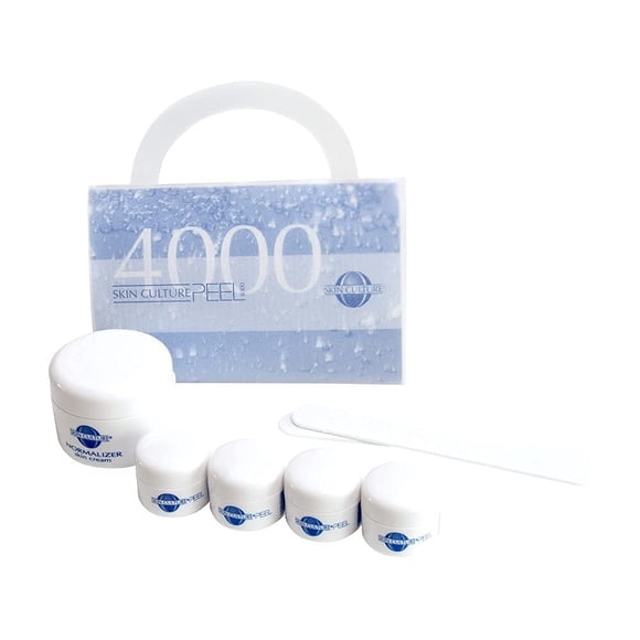 Skin Culture Peel 4000 - Kit de exfoliación de la piel | Utilizado por decenas de miles de mujeres y hombres desde 1937 | ¡Elimina las cicatrices del acné, las imperfecciones, los poros dilatados, las