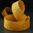 thumbnail image 2 of 1.5" x 3yd Brown Faux Jute Wired Ribbon by Celebrate It – Rustic Polypropylene Design - Sewn Edge - Ideal for Crafts & Decor - 12 Pack, 2 of 4